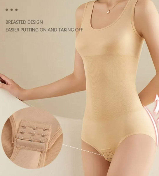 Full Body Shaper Slimming Bodysuit Waist Trainer Adjustable Size Seamless Shapewear